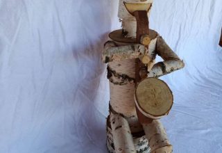 Vrtna figura saksofonist