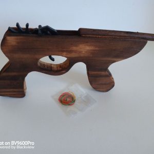 Drveni mitraljez na gumice