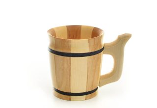 Drvena bukara  krigla 2dl