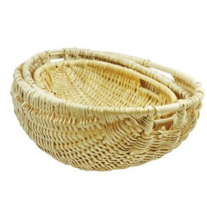 Ovalna košara od lijeske