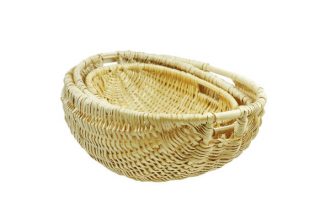 Ovalna košara od lijeske