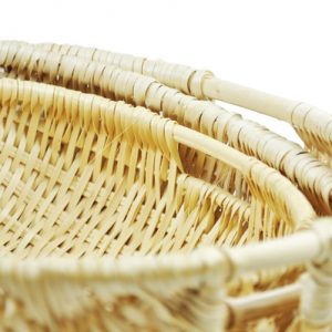 Ovalna košara od lijeske