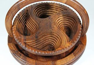 Drvena rasklopiva zdjela za voce / košara za voce