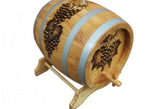 Bačvica sa paljenim grozdom