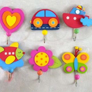 Vješalice 1 klin šarene