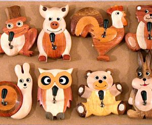 Drveni ukrasni magnetići