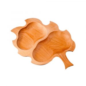 Drveni pladanj list mali