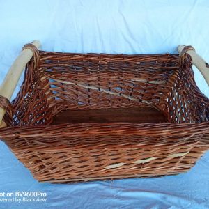 Košara za drva sa drvenim drškama  70×45 (velika)