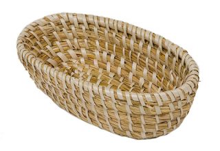 Košara od slame štruca mala