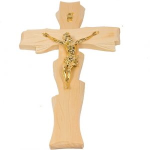 Križ rezbareni mali bijeli