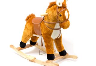 Konjić za ljuljanje plišani tip 2
