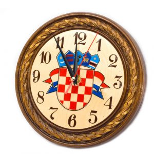 Sat zidni s motivom grba mali