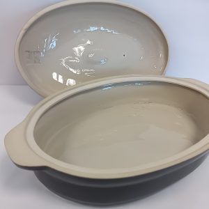 Peka ovalna 7 litara siva