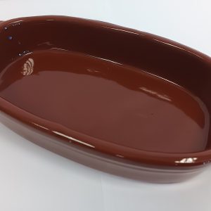 Glinena posuda ovalna