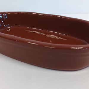 Glinena posuda ovalna