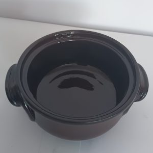 Glinena posuda porcijašica okrugla 5dl